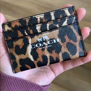 Coach card holder